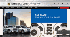 Desktop Screenshot of matthewsgmcenter.com